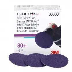 Фібровий диск Cubitron II, D50мм Roloc, 80+