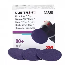 Фібровий диск Cubitron II, D50мм Roloc, 80+