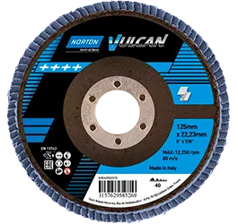 Круг пелюстковий Vulcan R842 Ø 125 x 22 P 60