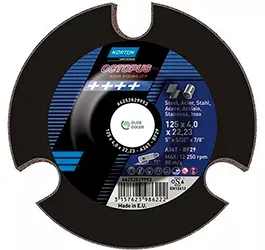 Круг шліфувальний Norton OCTOPUS Ø 125 x 4.0 x 22.23 P60