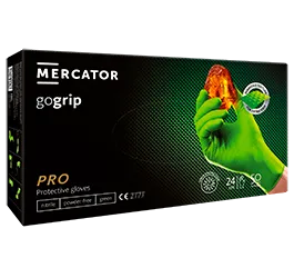 Рукавички нітрилові MERCATOR зелені L
