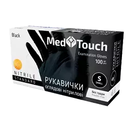 Рукавички нітрилові MedTouch чорні M