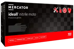 Рукавички нітрилові Ideal&Nitrile Moto чорні XXL
