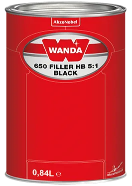 Грунт Wanda 650 HB 5+1 SET (чорний) 1л